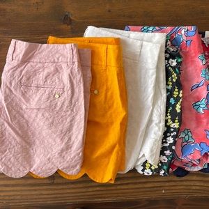 Set of 11 Crown & Ivy Scalloped Shorts Size 6 - some NWT